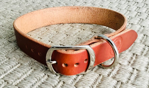 Hollis Leather Dog Collar
